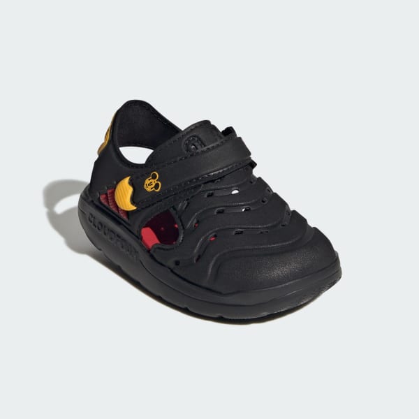Black adidas Disney Mickey Mouse Water Sandals Infants