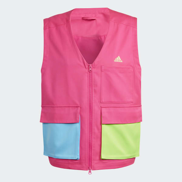 adidas Kidcore Utility Vest Pink adidas UK