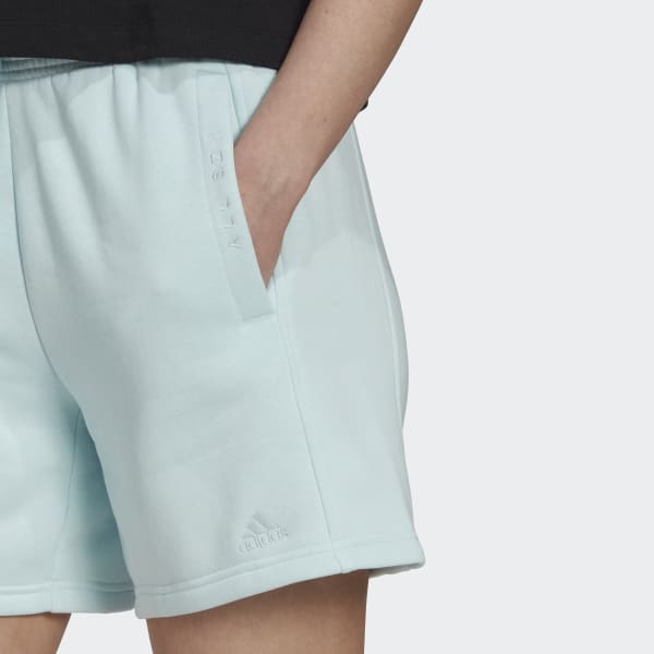 adidas ALL SZN Fleece Shorts - Blue | Women\'s Lifestyle | adidas US | Sportshorts