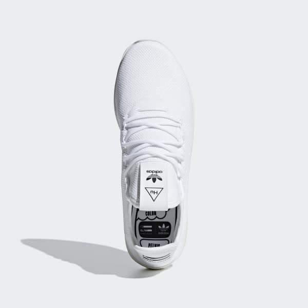 white adidas hu shoes