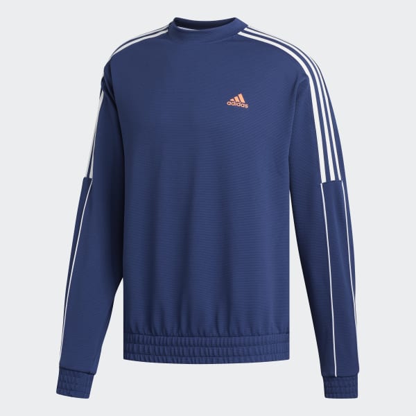 adidas 3 stripe golf sweater