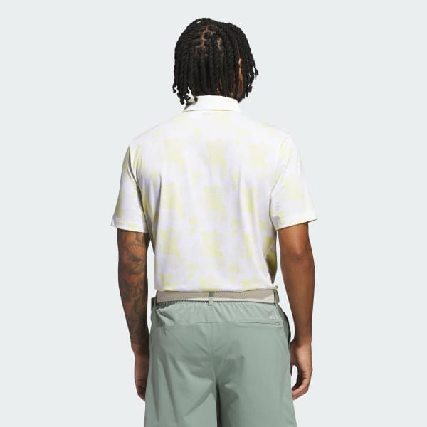 White Go-To Printed Polo Shirt