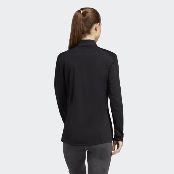 Black Terrex Multi Half-Zip Long-Sleeve Top