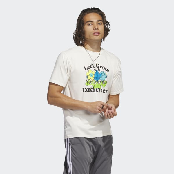 White Grow Together Tee