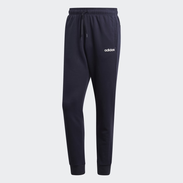 adidas Essentials Plain Tapered Cuffed Joggers - Blue | Free Delivery ...