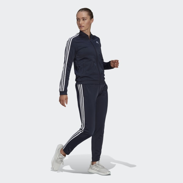 modrá Sportovní souprava Essentials 3-Stripes