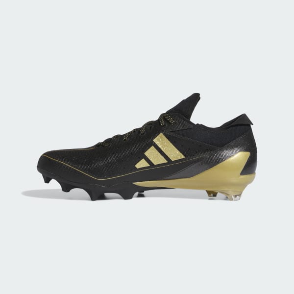 Black and yellow adidas football cleats online