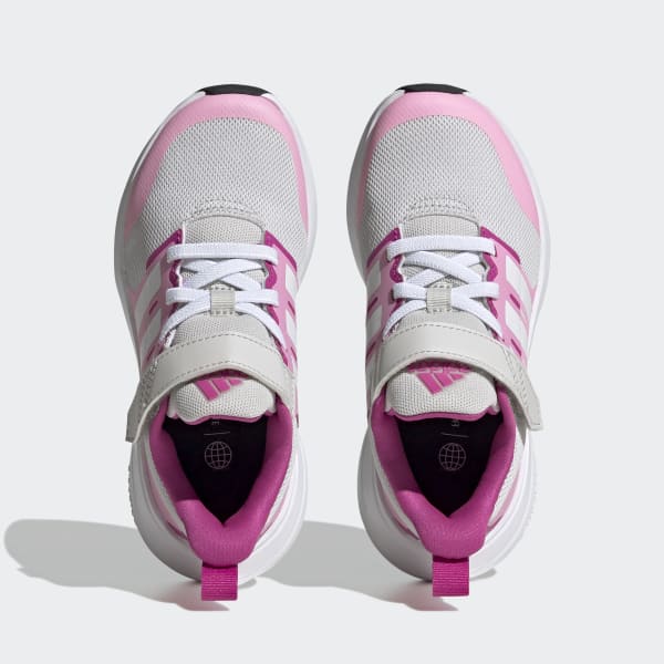 Γκρι FortaRun 2.0 Cloudfoam Elastic Lace Top Strap Shoes