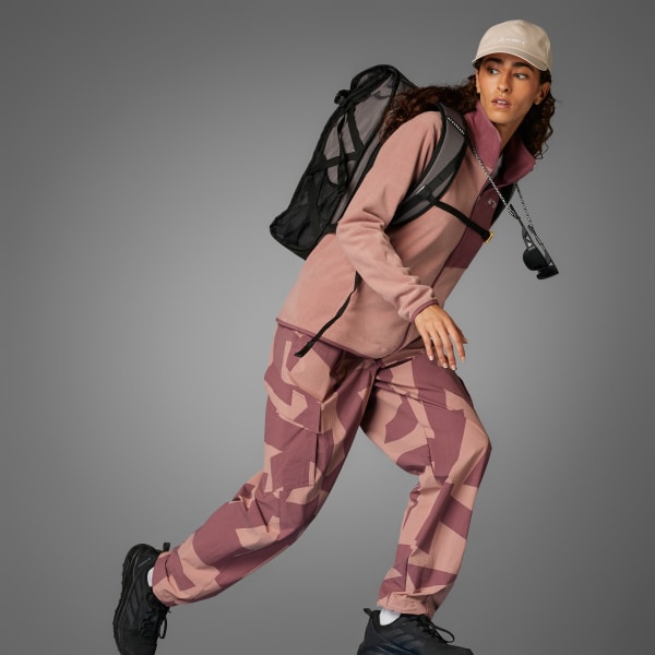 Rosa Campera Terrex Multi Cierre Frontal Algodón Perchado