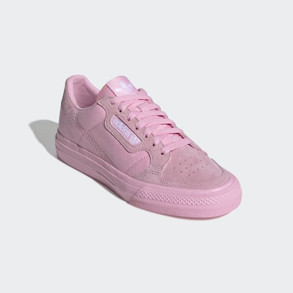 adidas Continental Vulc Shoes - Pink 