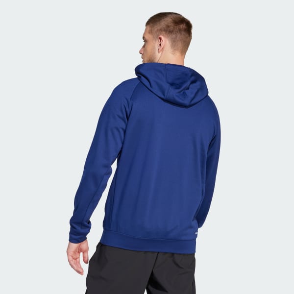 adidas Game and Go Camo Big Logo Training Hoodie Blue adidas