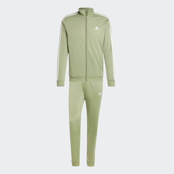 Green Basic 3-Stripes Tricot Track Suit