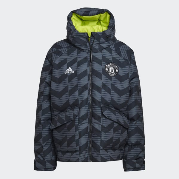 Black Manchester United Lifestyler Down Jacket