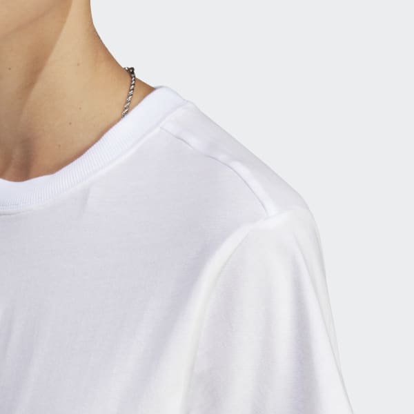 Blanc T-shirt coupe standard Adicolor Essentials