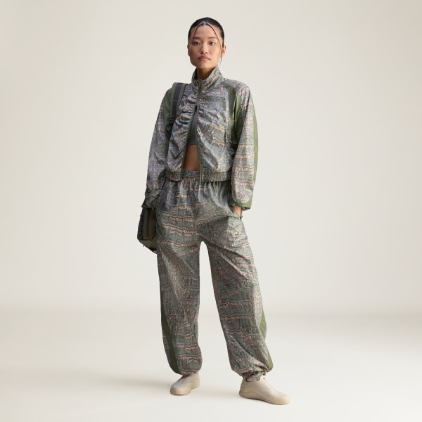 Beige Chaqueta Deportiva adidas by Stella McCartney Estampada