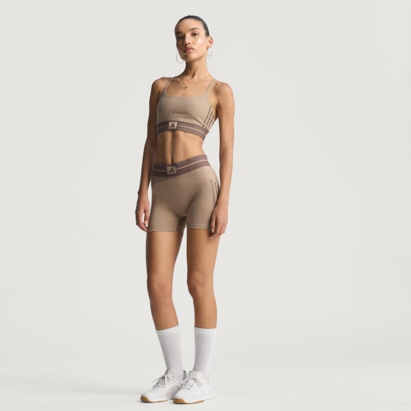 Brązowy Krótkie legginsy Hyperglam Rib 4