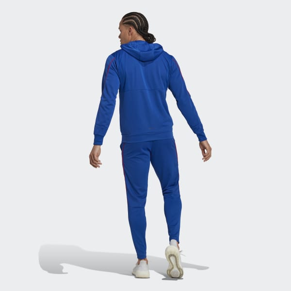 Blauw Ribbed AEROREADY Trainingspak QH815
