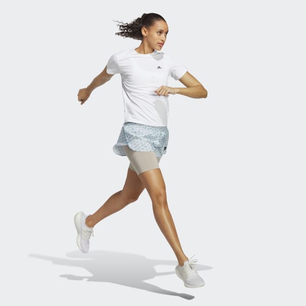 modrá Šortky adidas x Marimekko Run Icons 3 Bar Logo 2-in-1 Running