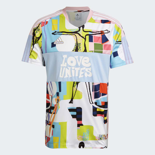 Rosa Camiseta Tiro adidas Love Unites CC998
