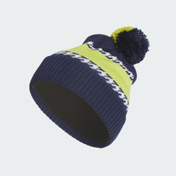 Azul Gorro Pom 3-STRIPES Cold.rdy