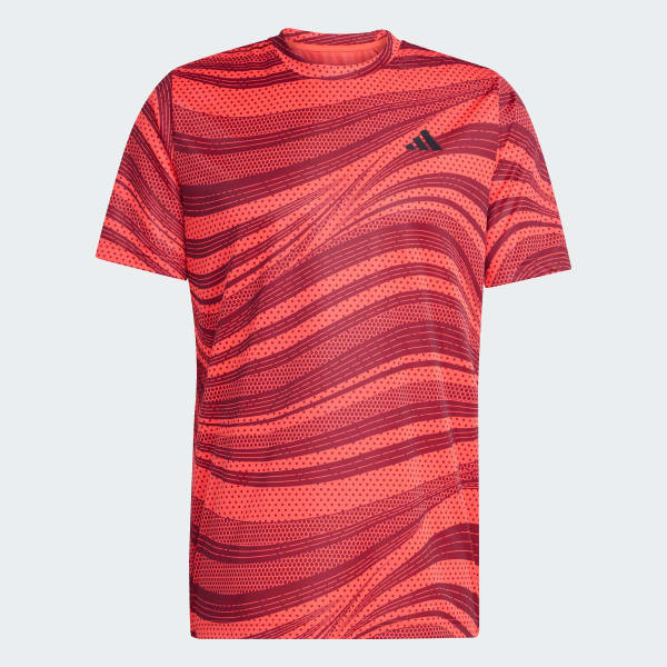 Borgonha Camiseta Estampada Club Tennis Climacool