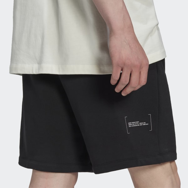 Negro Shorts Felpa QY916