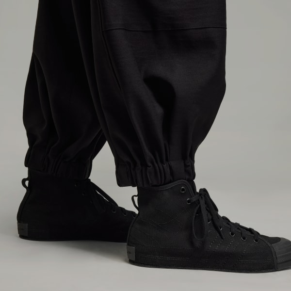 adidas Y-3 Sport Uniform Cuffed Cargo Pants - Black | Free