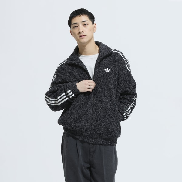 アディダス トラックトップ ファイヤーバード ブラック 正規品 アディダス ブークレ ファイヤーバード トラックトップ - ブラック