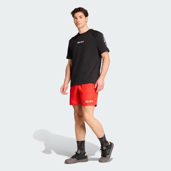 【adidas】FIVE TEN LOGO LINE SHORTS★ショートパンツ adidas Five Ten Logo Line Short - Red | Free Shipping with