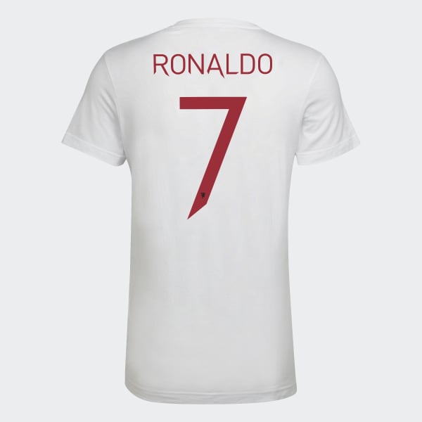 White Manchester United Graphic Tee ETX51