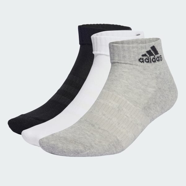 Gris Calcetines Acolchados Al Tobillo Sportswear 3 Pares