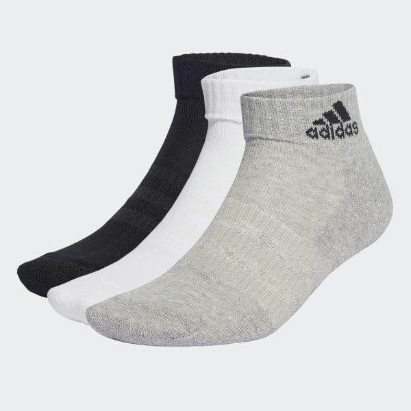 sedá Ponožky Cushioned Sportswear Ankle – 3 páry