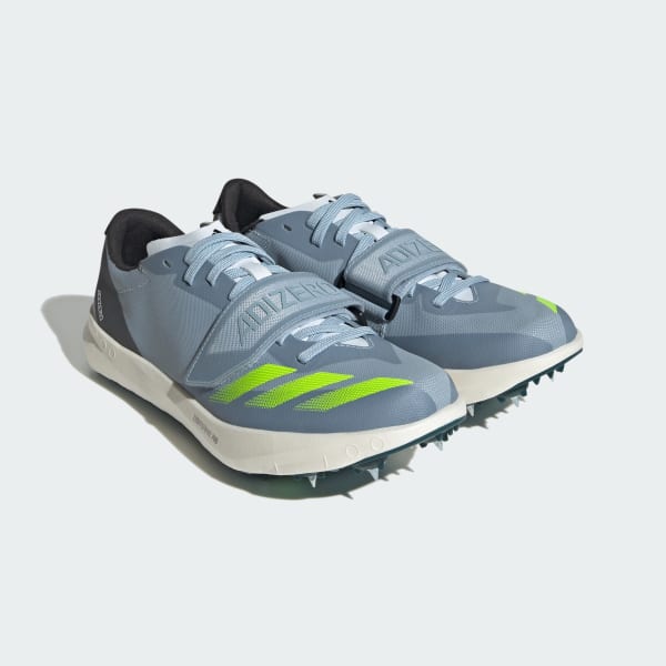 Blue Adizero TJ/PV Track and Field Shoes