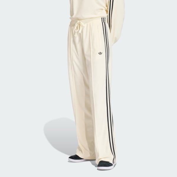 White TERRY TOWEL FIREBIRD PANTS