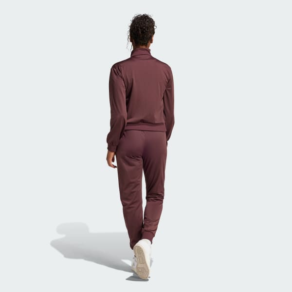 adidas Essentials Feel Cozy Track Suit Burgundy adidas Ireland
