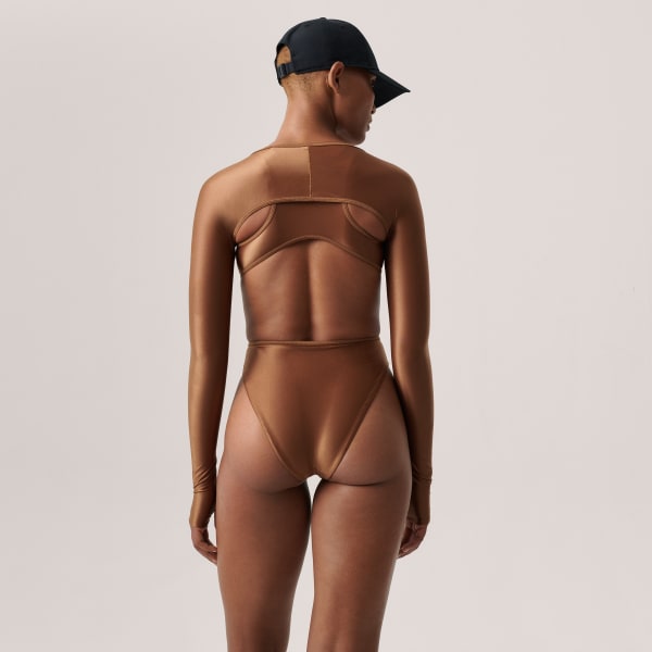 Marrone Body adidas by Stella McCartney