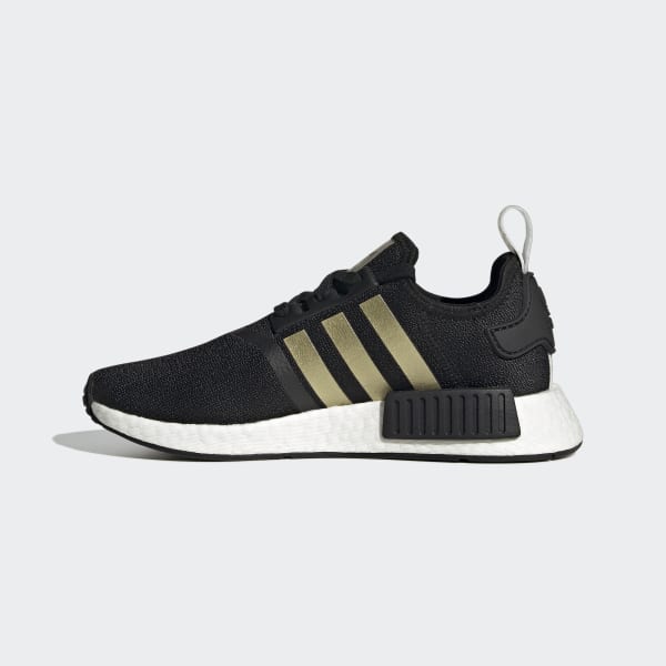 black and gold nmds