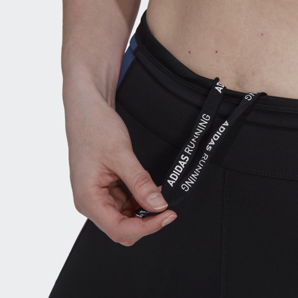 Czerń Own the Run Colorblock 7/8 Tights DK703