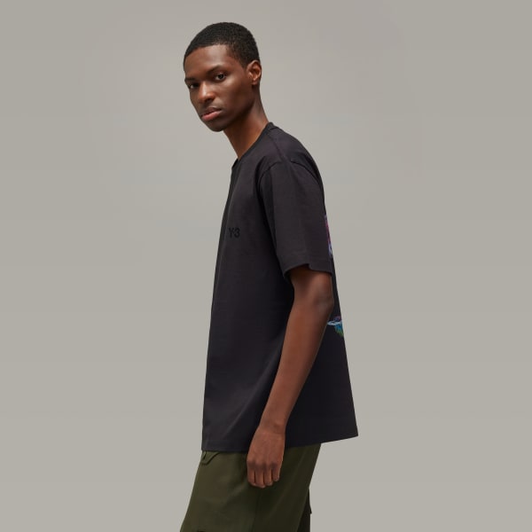 Y-3 Tシャツ カットソー IW2472 adidas Y-3 Graphic Short Sleeve Tee - Black | Free Shipping