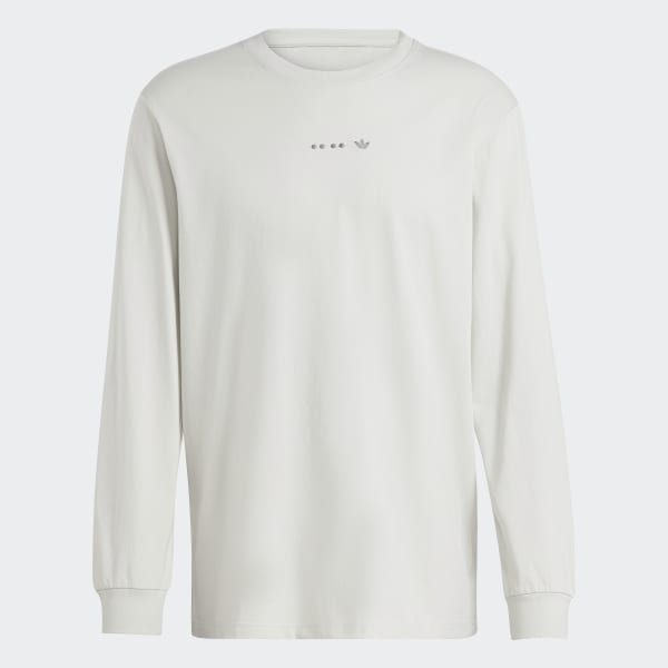 Szary Reclaim Logo Long Sleeve Tee QF209