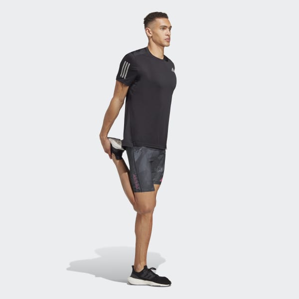 Svart Adizero Saturday Short Leggings