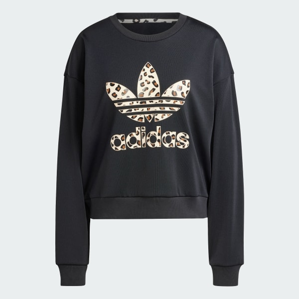 adidas Leopard Sweatshirt Black Free Shipping with adiClub adidas US