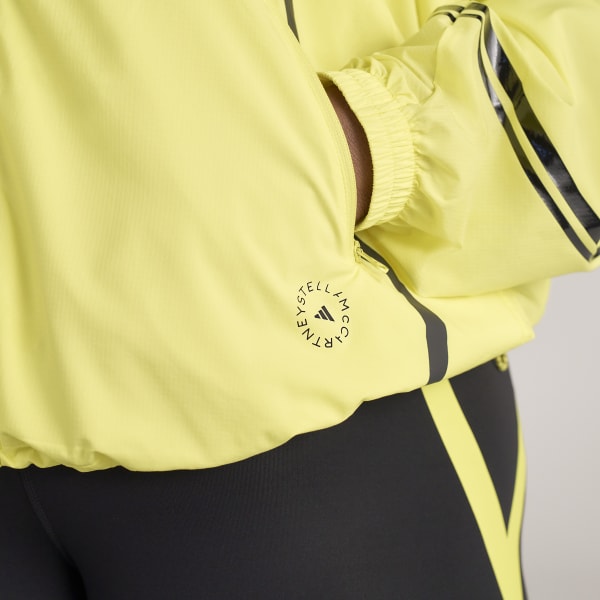 Κίτρινο adidas by Stella McCartney TruePace Woven Training Jacket- Plus Size