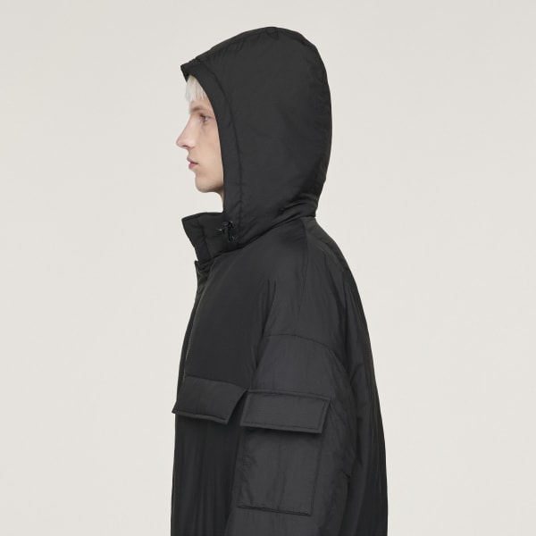 adidas Y-3 Padded Hooded Parka - Black | Free Shipping with