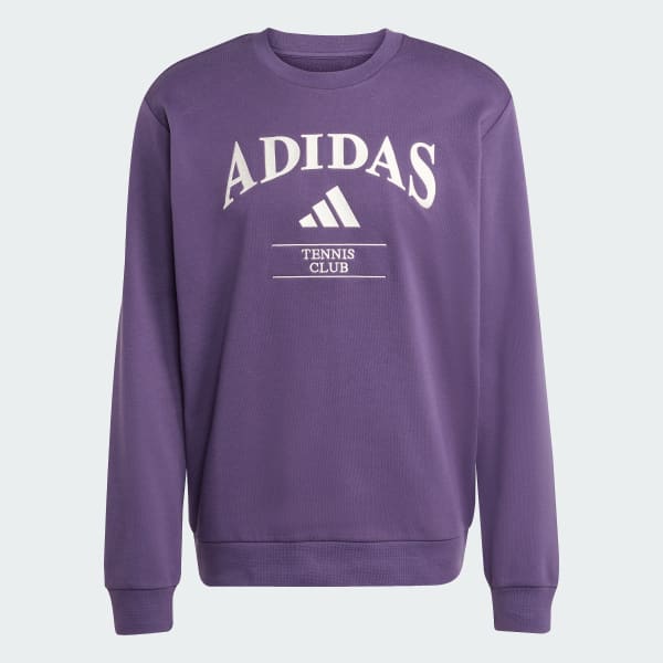 【Adidas コリア】 adidas Heritage Graphic Crew Sweatshirt adidas Heritage Graphic Crew Sweatshirt - Purple | Free