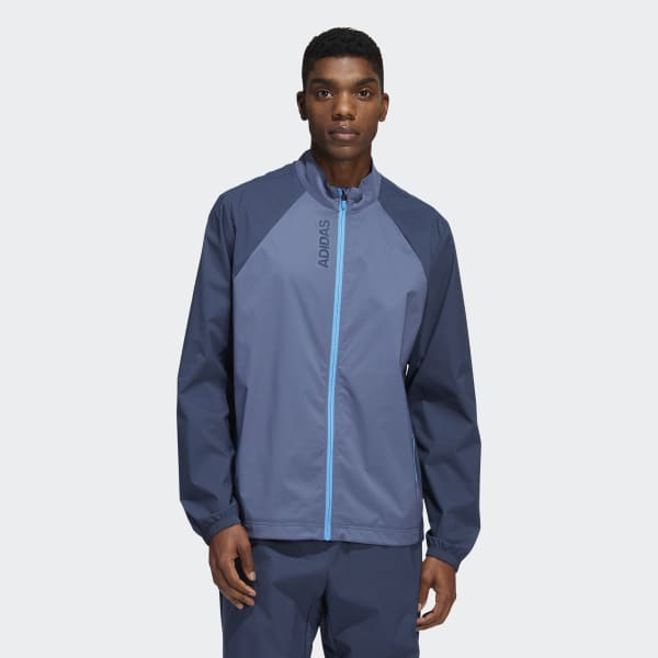 adidas Provisional Full-Zip Golf Jacket - Blue | adidas Canada