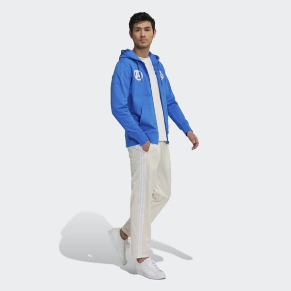 Mau-xanh-da-troi Áo Sweatshirt Có Mũ Real Madrid Marvel Avengers MMI89