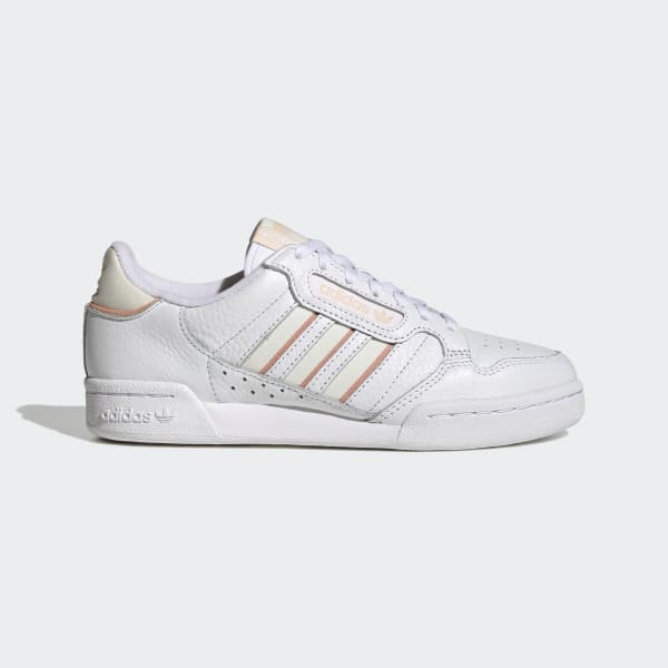 White Continental 80 Stripes Shoes