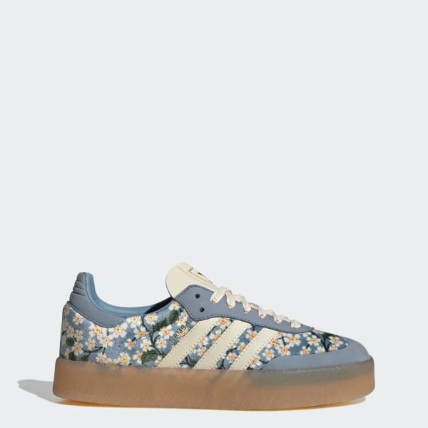 adidas Sambae X Liberty London Shoes - Blue | Free Shipping