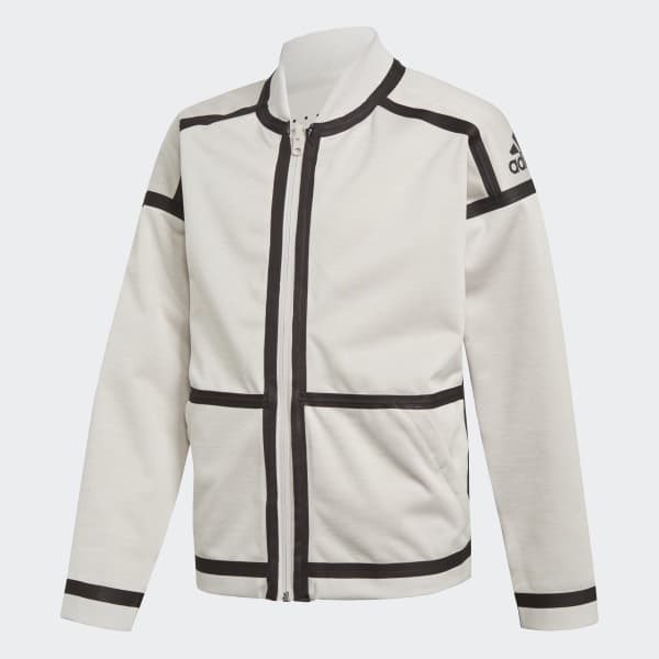 veste adidas noir a pois blanc